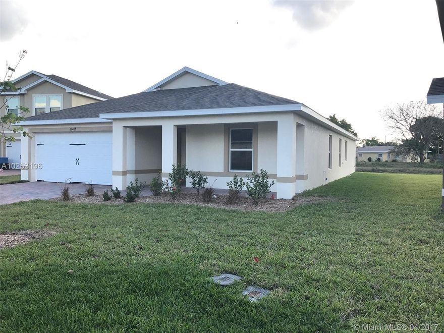 Beautiful brand new Single Family 3B / 2B & 2 car garage, in the spectacular community The Grove, great location, close to Fort Myers only 20 min away. This community offers an excelent Club House with Swiming Pool. The bedrroms are carpeted, rest of the house carpet and vinyl.