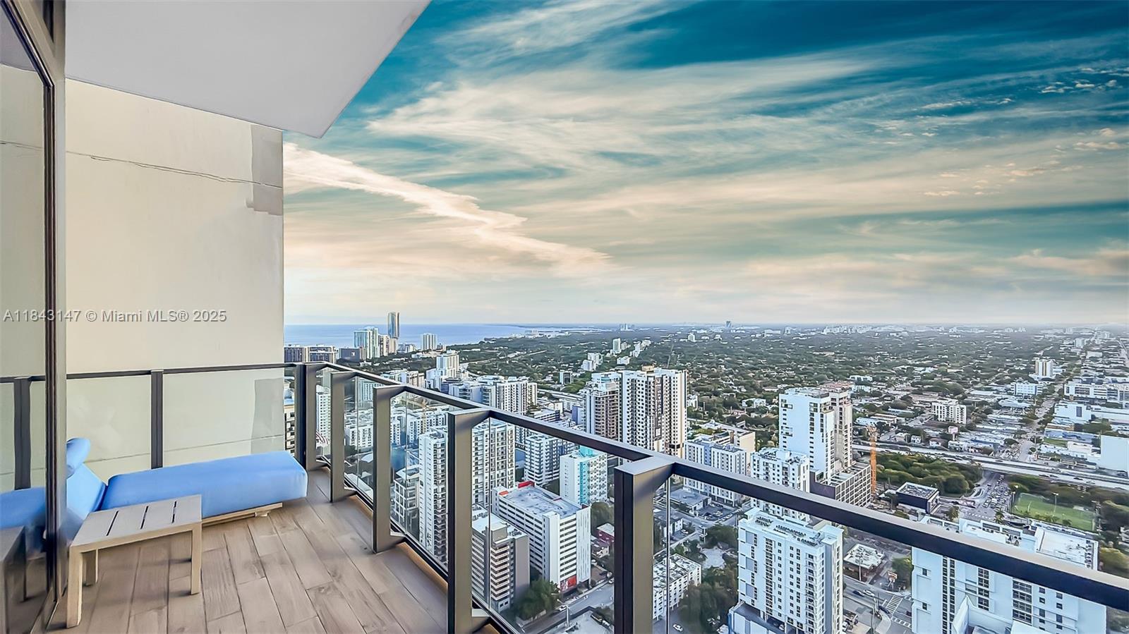 Experience elevated urban living in this fully furnished 1 bed, 1.5 bath residence at Rise, Brickell City Centre. Perched on the 40th floor with soaring 12’ ceilings and floor-to-ceiling windows, this lightly used unit features Restoration Hardware furnishings, marble floors, Bosch appliances, Italian cabinetry, and custom electric blinds. Enjoy panoramic sunset views from the spacious balcony. Amenities include two pools, indoor/outdoor fitness, spa with Hammam, BBQ area, concierge, and more. Ideally located, just an elevator ride away from world-class shopping, dining, nightlife, and Casa Tua Cucina.