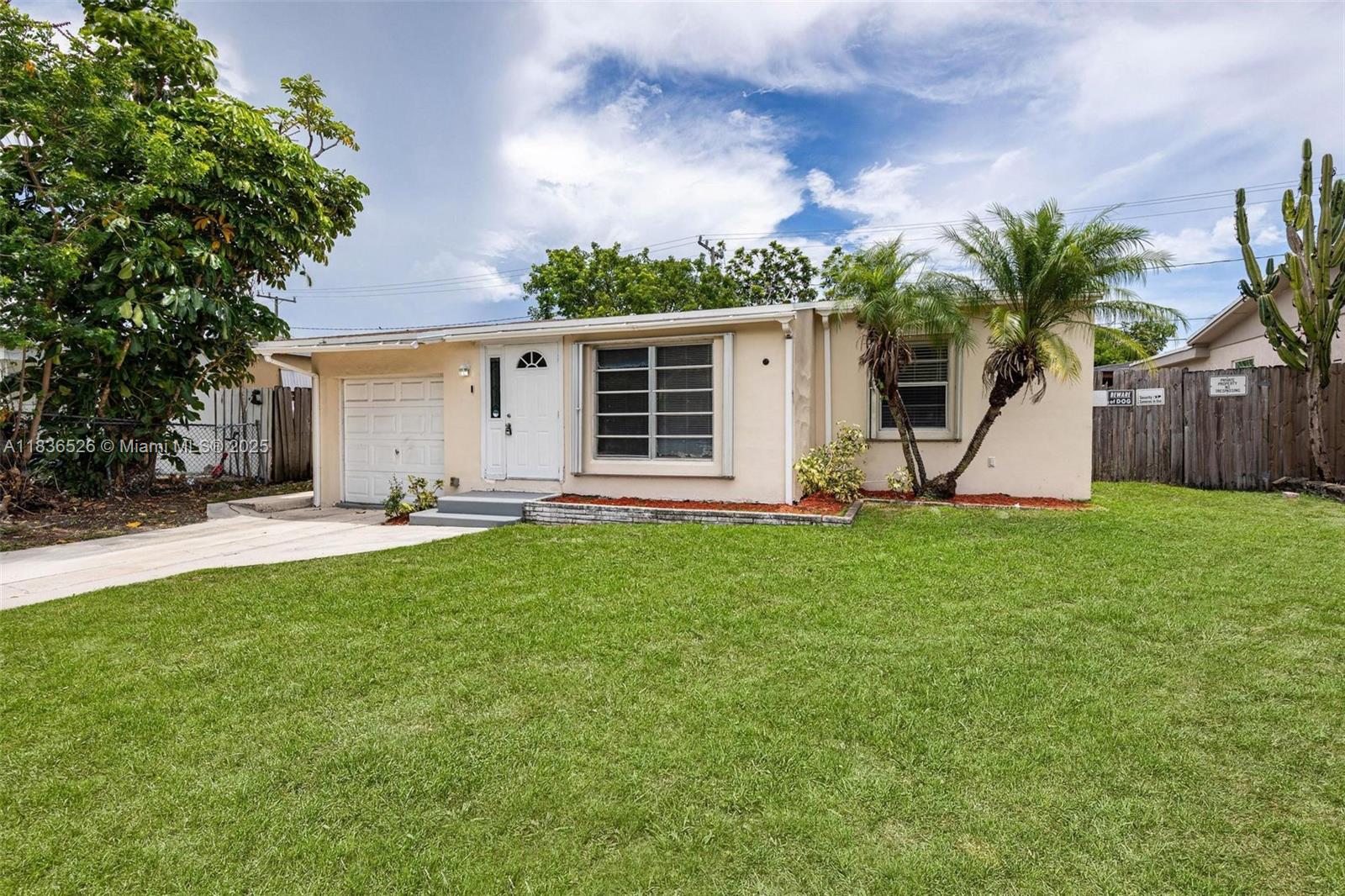 Charming ranch-style home featuring a 2/2 layout, a one-car garage, and a private pool. The property is in move-in ready condition, offering comfortable living both inside and out. Ideal for buyers seeking a well-maintained home with great outdoor space.