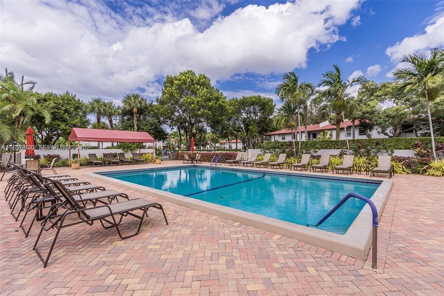 Beautiful golf course and canal views from this quiet second floor unit just steps from stellite pool. Country Club membership is optional.  Boca Lago is centrally located form I95 and Turnpike.  55+ gated community.