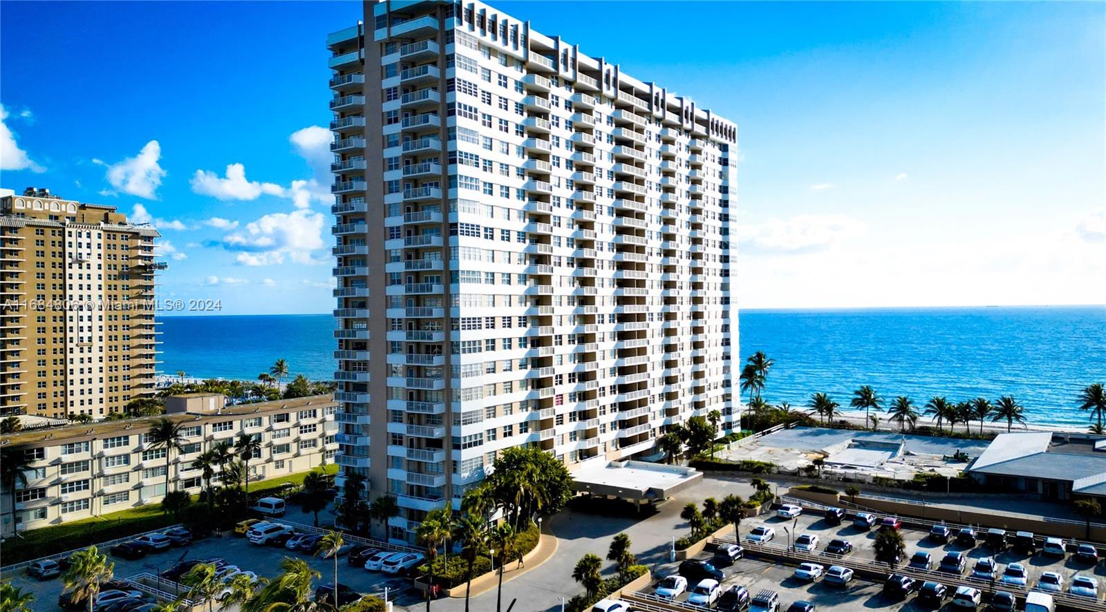 Opportunity to lease Office/Retail space in Hallandale Beach in the prestigious Hemisphere condo building. The property is located on Ocean Drive with high exposure signage and traffic. With proximity to roads and highways, the property is centrally located offering a convenient commute for your employees and clients. The condo community consists of 4 buildings with 1,298 residential units, a law office, 2 convenience stores, 2 restaurants, a real estate office, and a snack bar. The retail space on the first floor offers 382 square feet of rentable space.