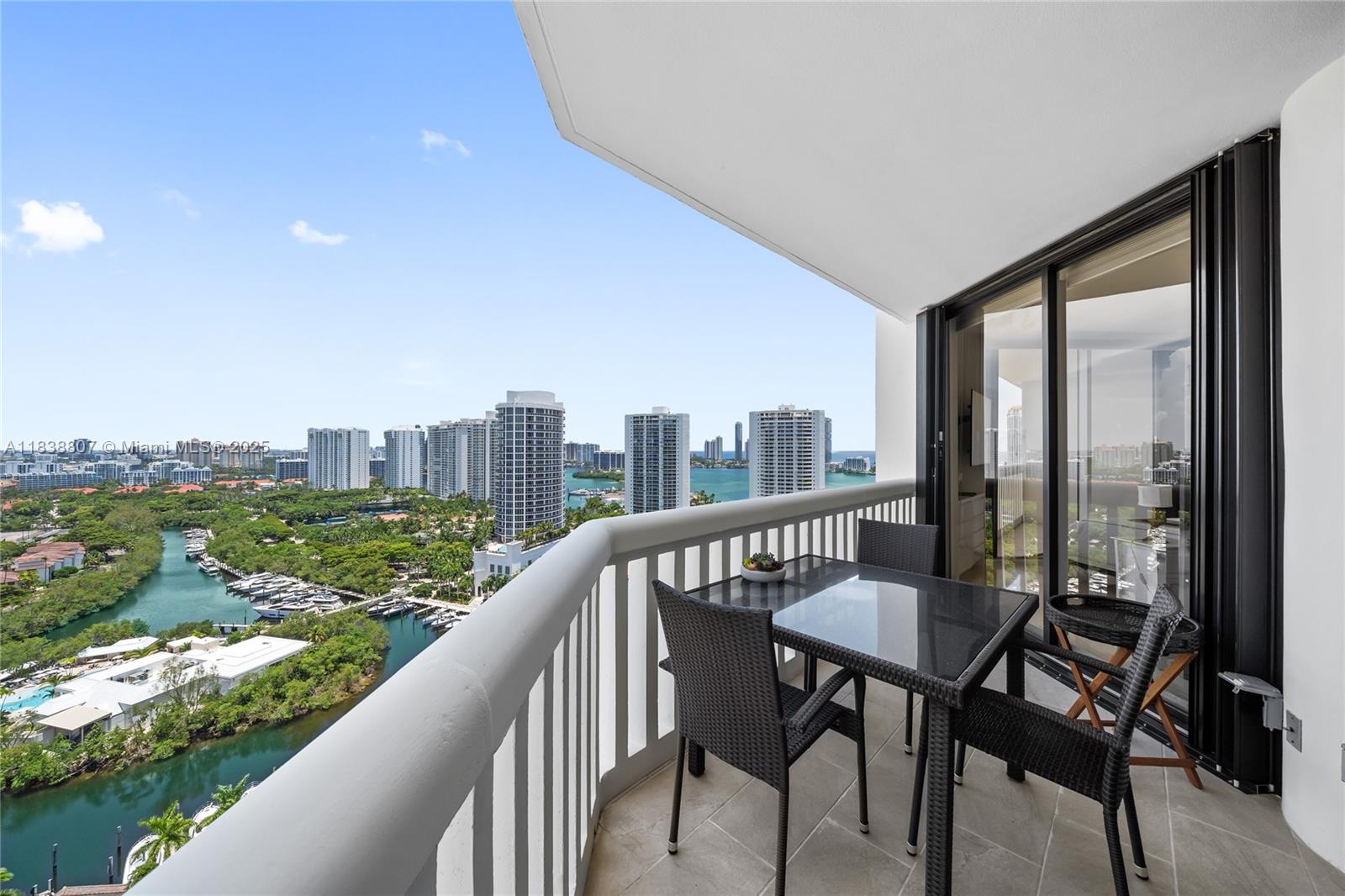 3 bedroom residence in the sky with panoramic water & city views from 3 separate balconies, with over 2,600 sqft of renovated and luminous livingspace. Enjoy the William's Island resort lifestyle with 27,000 sq ft, two-story European-style spa and gym, multiple pools including an Indoor 60-ft lap pool and an Island Club Pool Bar & Grill, 16 clay, hard, and hydro tennis courts, 4 pickleball courts, 3 restaurants, full service marina for yachts up to 160ft, movie theather, recreation rooms, modern synagogue, and tons of organized events for the community. All city inspections completed, no assesments. Easy to tour.