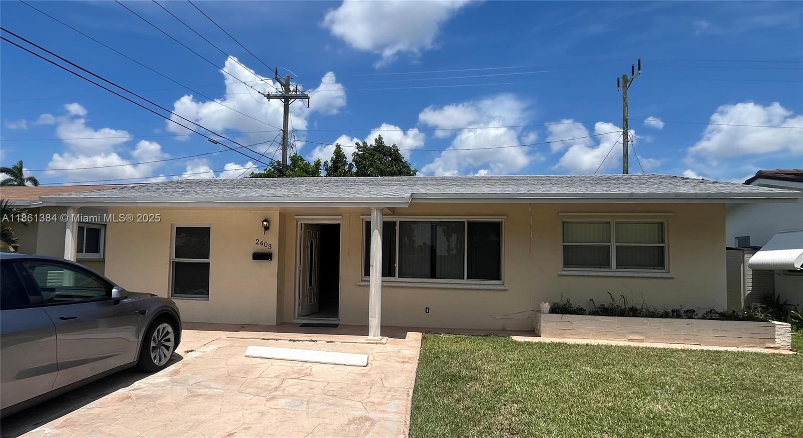 This home is vacated by the seller for quick sale this unfurnished 3-bedroom, 1.5-bath property is ready to show with just 24 hours’ notice. Featuring a washer and dryer, a newer roof only 2 years old, and plenty of natural light, this home is perfect for comfortable living. Conveniently located just 3 blocks from a beautiful park, with easy access to I-95 and the Florida Turnpike, you’ll also enjoy being only about 4 miles from the beach. Whether you’re a first-time buyer or looking for a great investment, this is the perfect starter home!