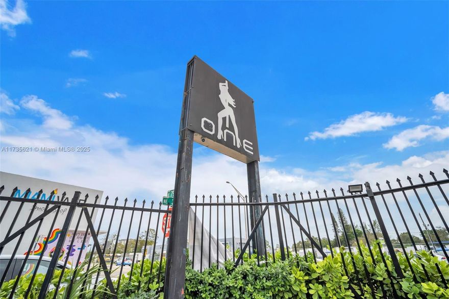 ONE Gentlemen's Club the perfect multi-purpose property ideally located. ONE has been established over 40 years. Features full alcoholic beverages and full female nudity. The property occupies a corner lot spanning 35,168 square feet. The property falls within an Opportunity Zone. ONE is zoned T6-8, enabling a density of 150 dwelling units per acre. If utilized for lodging purposes, this property has the potential of accommodating up to 121 units or 242 hotel keys and could be developed up to 8 stories high. We are committed to facilitating a smooth and transparent transaction process, ensuring that the value and potential of ONE Gentlemen's Club are fully realized by the new owner. This is a rare opportunity to own an adult nightclub in the City of Miami.