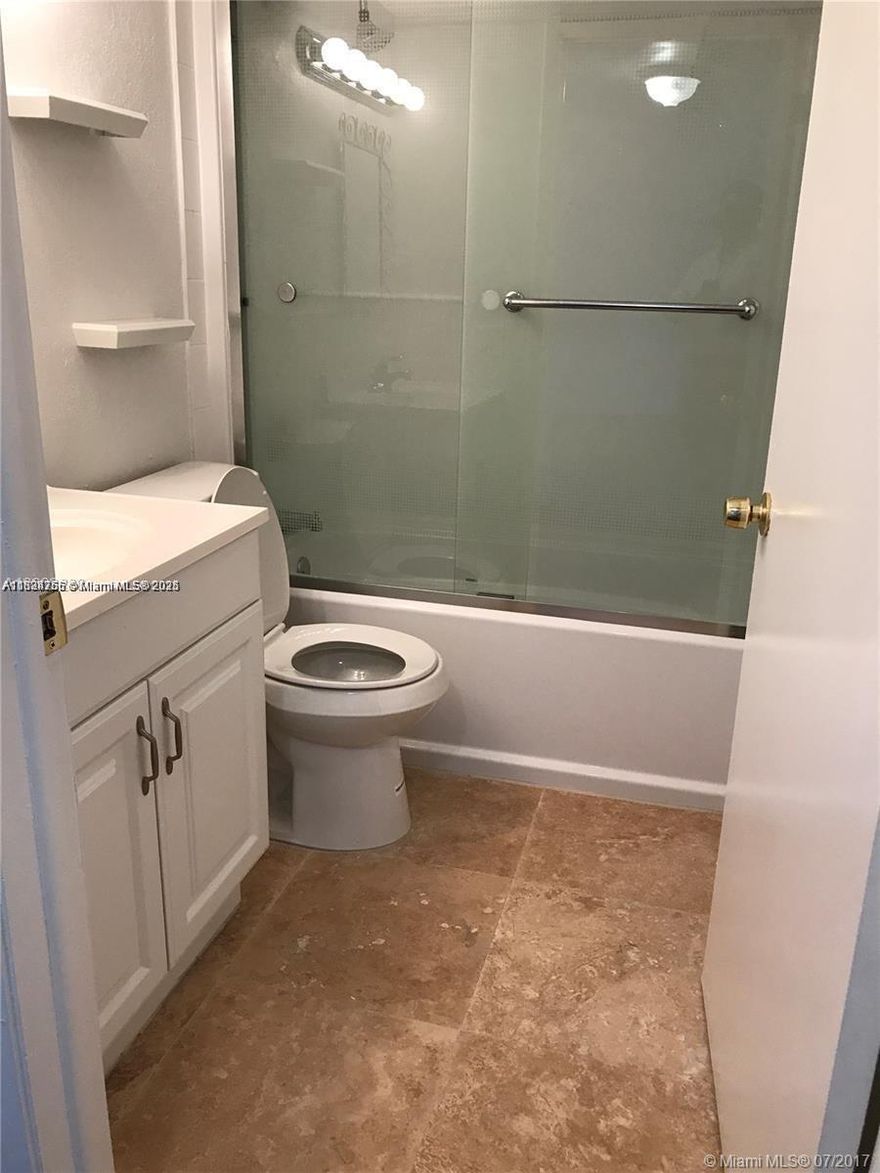 Relaxing Lake view.2 Bed 2 Bath , Freshly painted, recently remodeled kitchen and bathrooms. wood cabinets, Great layout, big storage room. g. Location Location, Location!!! Near Doral, FIU, Expressways and shoppin center community has 2 Tennis Courts, 1 Basketball Court, Pool, lot of guess parking, night Security Patrol. Water included