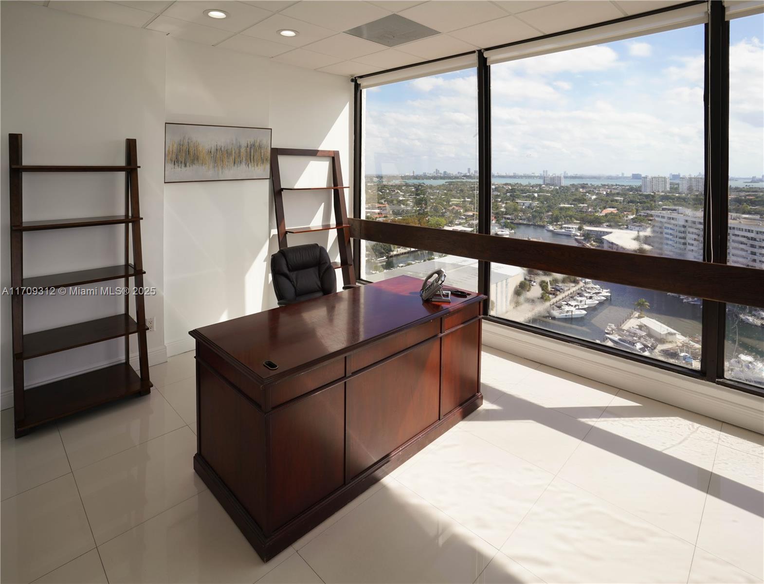 SPACE #4 AVAILABLE FOR RENT! 450 sqft approx. Beautiful views from the TOP OF THE BUILDING! Great light, proffesional offices, BUSINESS WELCOME! Central A/C, 24/7 Security. Guest parking for free on first floor! ON BISCAYNE BLVD! Close to shopping centers! Great access to I-95 and places as Bay Harbor, Aventura and Miami Shores! Min. Credit Score required is 680 by the association!