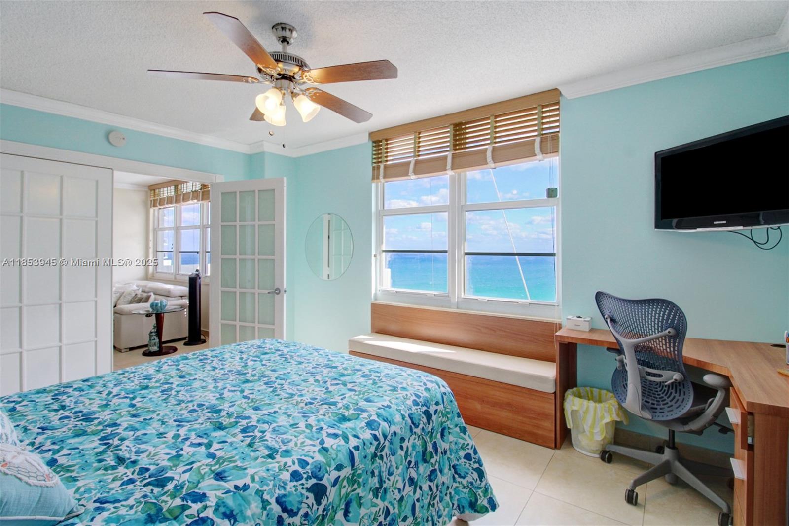 Exquisite ocean-front 2bed/2bath split-plan condo on Hollywood Beach! Ocean views from every room. Ideally located, indulge in the oceanfront lifestyle, great location, dining & shopping close by & the beach in your backyard! Featuring a rare in-unit washer & dryer in your condo, an open updated kitchen with timeless cabinetry & stainless-steel appliances, tile throughout & ample closet space! Updated bathrooms. One self-parking space across the street and a valet parking. Sea Air Towers offers 24x7 security, heated pool, gym, sauna, library, game room with Pool and Ping-Pong table. It can be used as a primary home or as investment. You already have a seasonal renter from November to March. The building is nearing completion of its 50-year certificate. Pets allowed with restrictions.