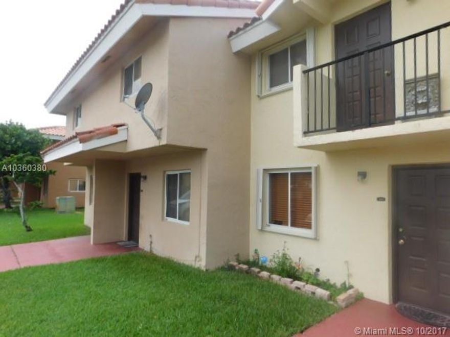 Amazing opportunity in Miami! This 2-bedroom, 1.5-bathroom townhouse is centrally located. Small balcony off the master bedroom, centrally located near major highways. Less than 30 minutes to Downtown Miami, Coral Gables, Coconut Grove, and the Beaches. Easy to show!