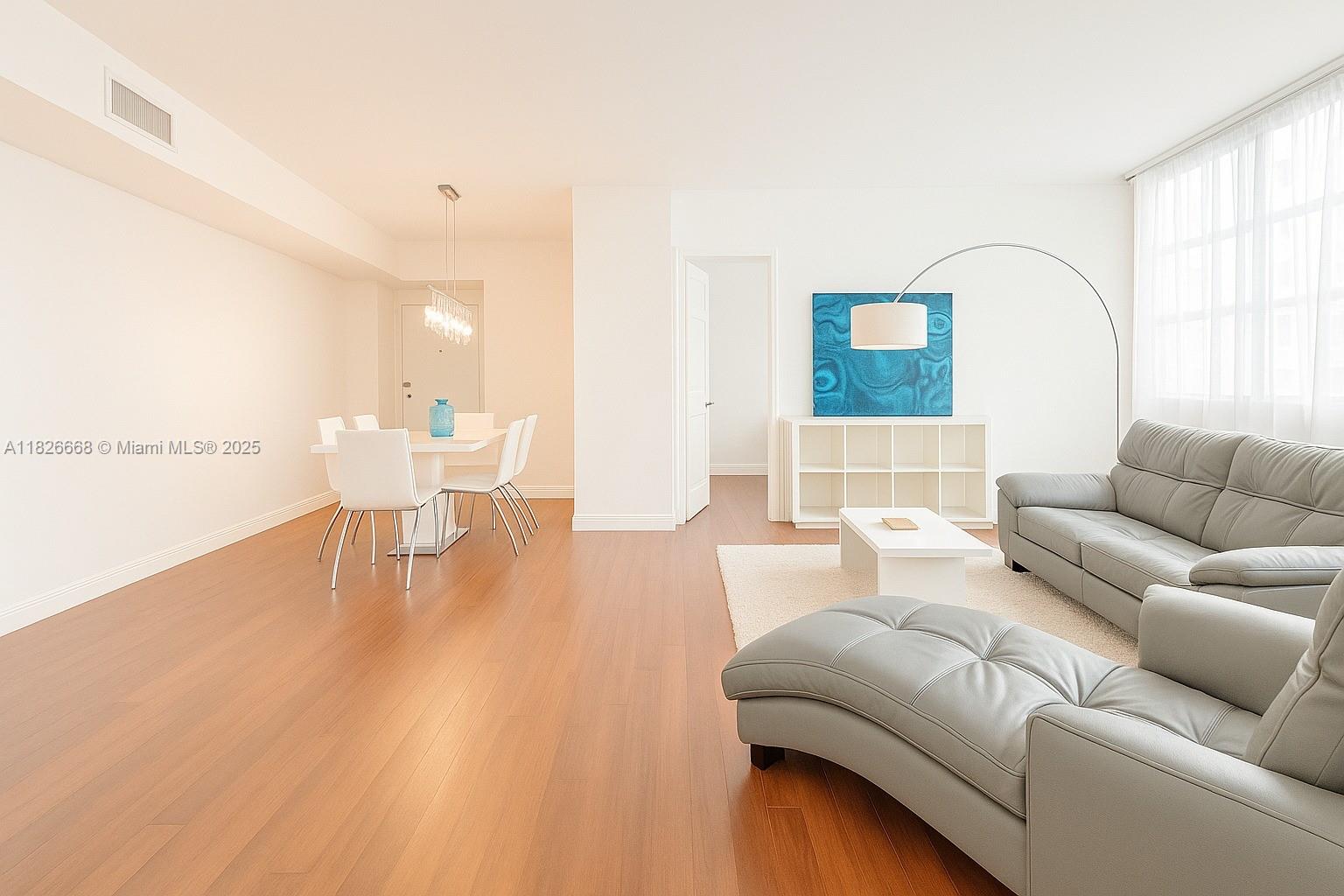 So thrilled to present this stunning, fully furnished 2-bedroom, 2-bathroom apartment in one of Miami’s most exclusive and secure communities, located in the heart of Brickell. Recently renovated with a spacious open layout, the home is filled with natural light and features a stylish living area ideal for both relaxation and entertaining. The chef-inspired kitchen boasts premium appliances, sleek cabinetry, and ample counter space to elevate your culinary experience. Rent includes electricity, hot water, A/C, and covered parking, along with access to two Olympic-sized pools, jacuzzis, steam rooms, a state-of-the-art gym, on-site grocery store, cafés, restaurants, beauty salon, and two theaters.