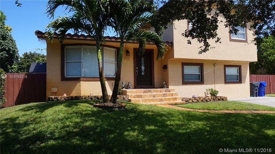 WOW! Totally remodeled 4/2 Pool Home: remodeled kitchen with stainless steel appliances, new washer and dryer stackable. House shows like new and has a beautiful refinished white oak hardwood floors, new windows, family room. Pool has been redone, diamond write. enough space to store a boat or a car on the side of the house,  aluminum fence deck and porch Great for large family summer enjoyment and entertainment. Must see it to believe it; just bring your furnitures; fantastic Home.