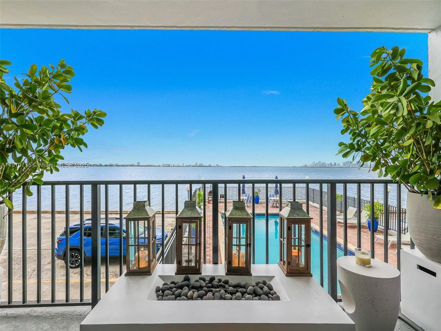 Every day starts with a water view that feels like a postcard. This fully remodeled 2 bed, 2 bath condo in North Bay Village was redone from the studs up with a modern but warm vibe, wood tones, upgraded bathrooms, and even a new electrical panel. The layout flows naturally to a private balcony overlooking the bay, giving the home a calm and elevated feel. Both bedrooms are spacious, the kitchen and bathrooms are brand new too with new high end appliances, and you get two assigned parking spaces plus plenty of guest parking. The building features a private pool, 40-year certification already completed, and no special assessments. Move in with style to prime location and peace of mind.