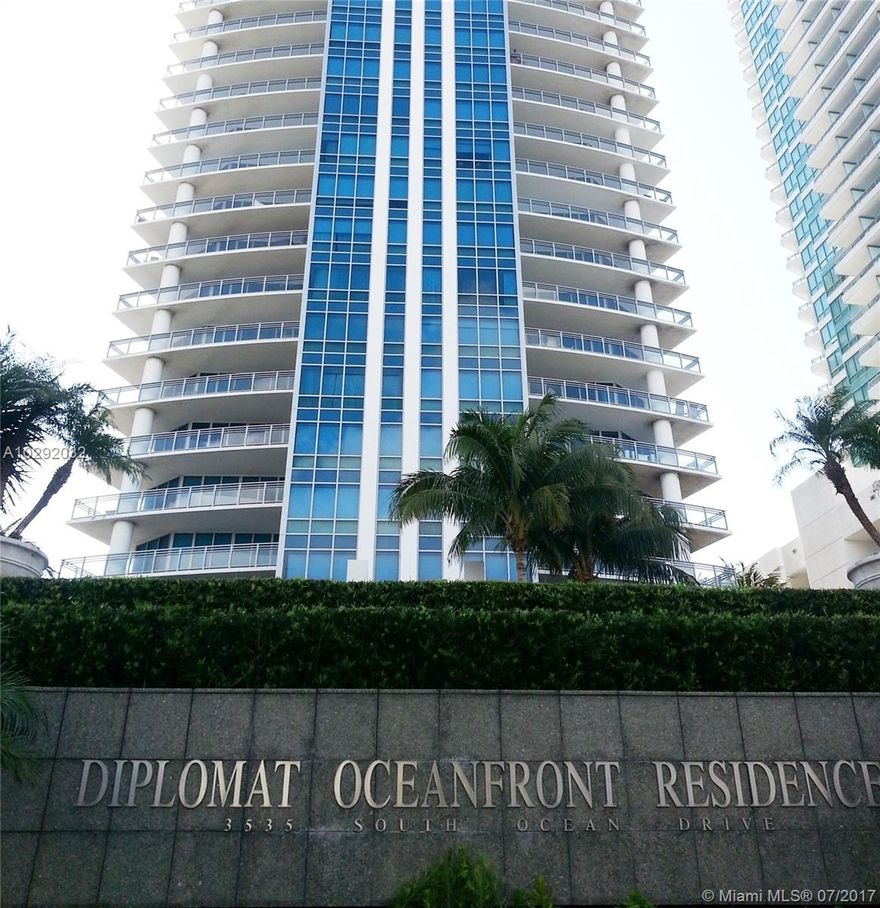 STUNNING OCEANFRONT AND SKYLINE VIEWS + 2 LARGE BALCONIES. SPACIOUS 3050 SQ.FT 3 BEDROOM 3.5, CORNER UNIT + PRIVATE ELEVATOR TO FOYER, GOURMET KITCHEN, SUB ZERO FRIDGE, MIELE AND DACOR APPLIANCES, FINISHED CLOSETS, SEPERATE LAUNDRY ROOM OVERSIZED WASHER & DRYER. ALL AMENITIES INCLUDE: FULL BEACH SERVICE, HEATED SALINE POOL, PRIVATE THEATER ROOM, FITNESS CENTER, SAUNA, 24 HR. SECURITY, VALET. ANNUAL  RENTAL ONLY