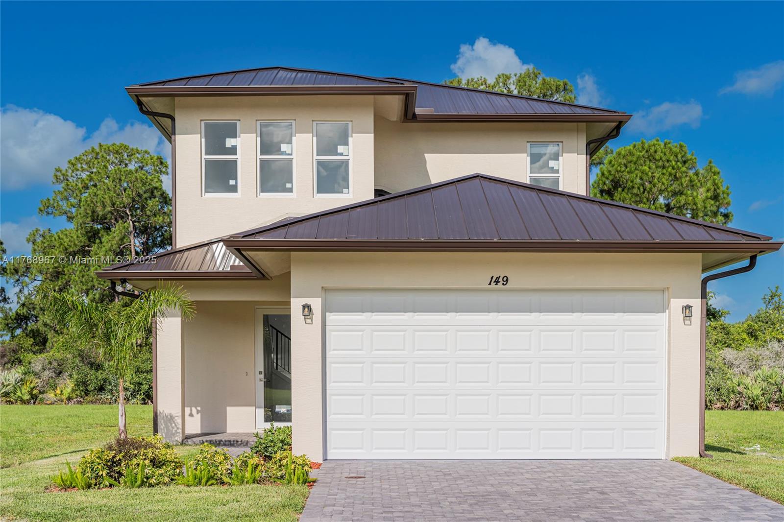 Stunning Brand-New 4Bedroom, 3Bathroom Home in the Heart of Port St. Lucie. Discover your dream home in the FL fastest-growing city! This exquisite residence, crafted by The H&R Organization, offers unparalleled modern living. Step inside to elegant white ceramic flooring, high-impact windows, two AC units. The stylish kitchen boasts granite countertops and sleek cabinetry, the spacious master suite conveniently located on ground floor features a walk-in closet. Designed for both beauty and functionality, this home includes, a 2 car garage, tempered glass handrails leading upstairs, expansive front & back yards. Located in a prestigious gated community, you'll enjoy access to a luxurious clubhouse with a pool, gym, tennis court, and more. Don't miss this opportunity to rent a brandnew home