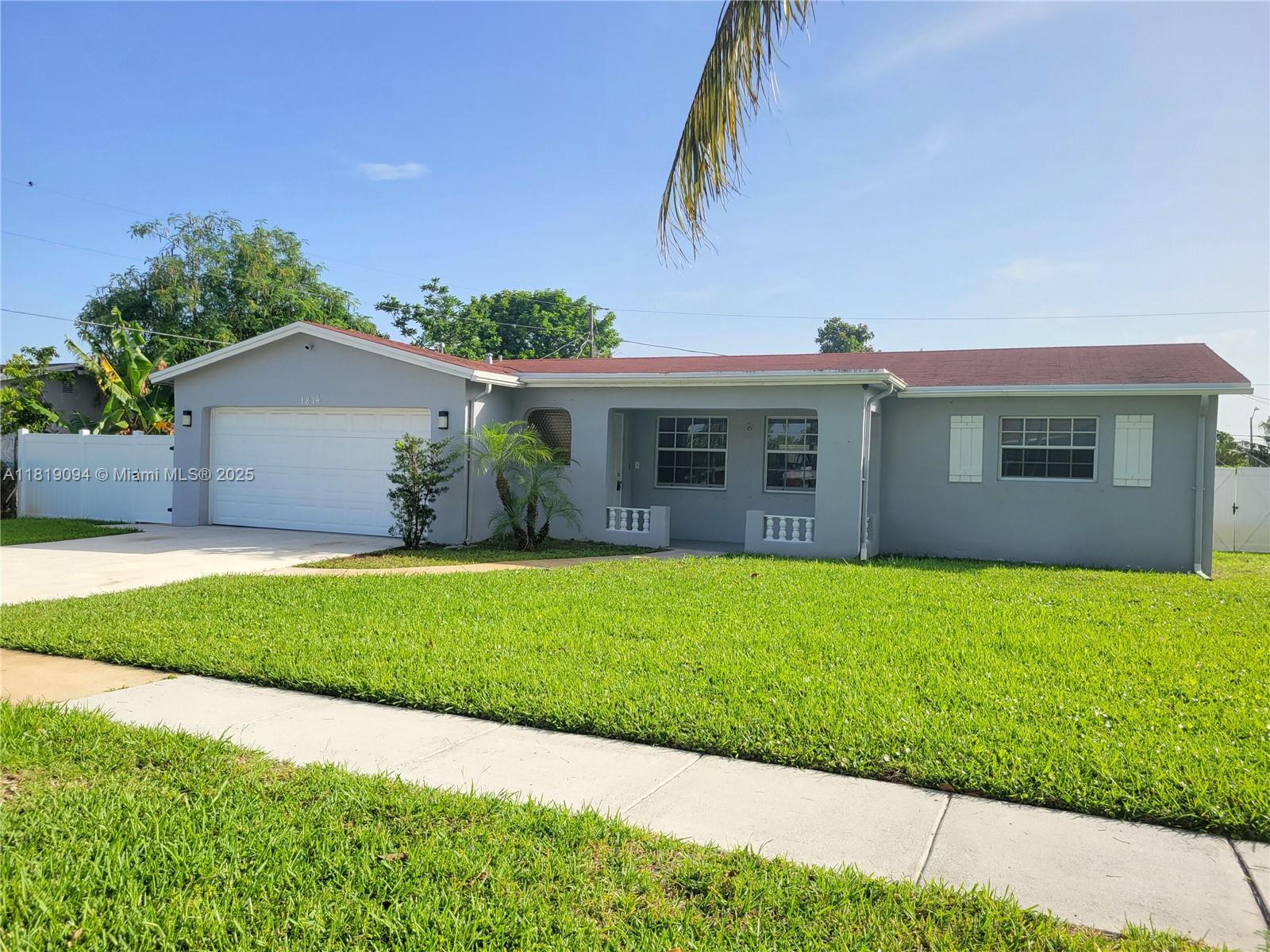 Enjoy this unique, bright, spacious and remodeled Single Family Home in a wonderfully and well-maintained open community. This property has 3 bedrooms, 2 full bathroom, 2 car garage, driveway, enclosed porch and a huge fence patio perfect for entertaining. Amazing location just a few minutes by car to the white sand beaches, ocean from parks, aquatic activities, and marinas. The community offers a safe and peaceful family environment
