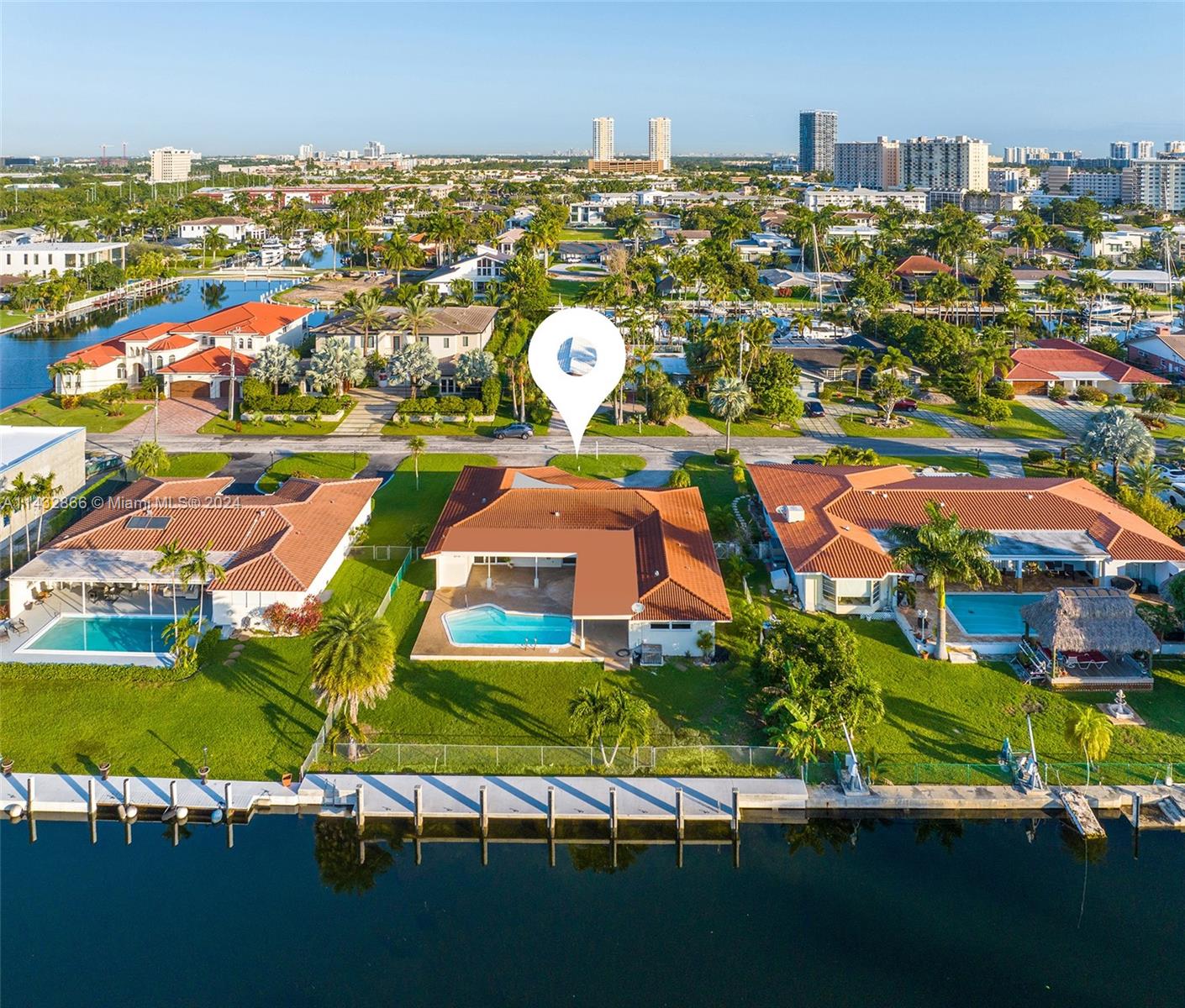 Rental Property at 461 Alamanda Dr, Hallandale Beach, Broward County, Florida - Bedrooms: 3 
Bathrooms: 3  - $8,900 MO.