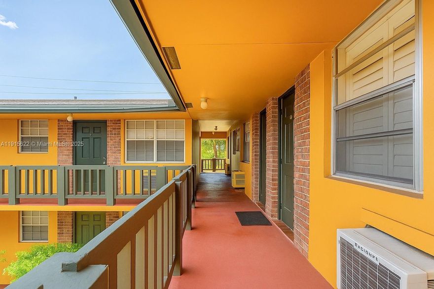 Cozy Apartment on second floor. 1 bedroom, 1 bath. Nice corner unit in the heart of Hollywood, FL. Fine pine wood floor throughout. Freshly painted. Quiet and small community of a 12 units building with nice neighbors. Parking assigned # 06, with private entrance. Laundry facilities next to your door. Nice backyard and barbecue tables. Quick approval! 1 mile to Hollywood beach, golf courses, supermarkets and shopping stores. Pets allowed with restrictions! Up to 2 persons per unit of 1 bedroom as per association. Ideal for starting couples or a single person. 2 months deposit ONLY (first and security). WATER INCLUDED IN THE RENT ! Hurry! it won't last!