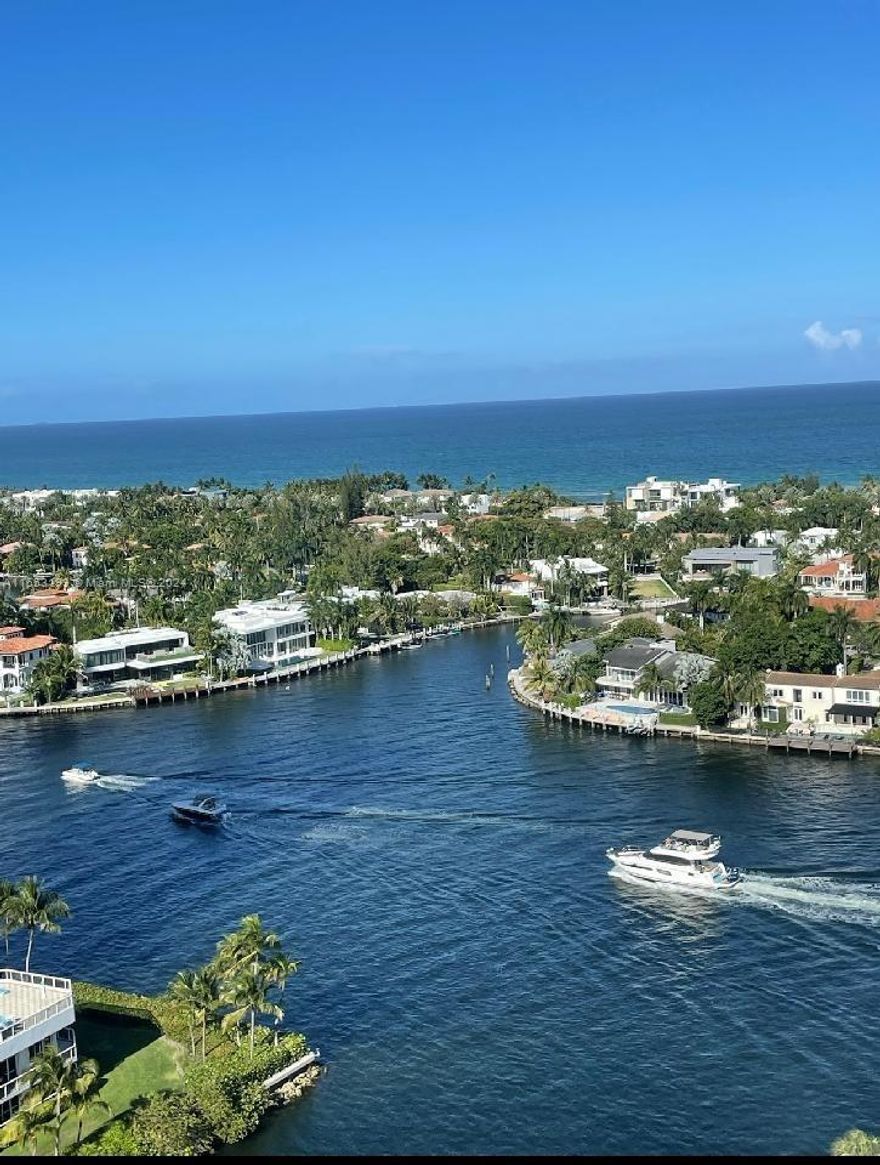 WALK IN, SEE BEAUTY. THIS UNIT, IN VERY DESIRABLE WATERVIEW COMPLEX, HAS BEEN COMPLETELY RENOVATED. IT BOASTS 2 BALCONIES (EAST AND NORTH), IMPACT RESISTANT WINDOWS AND MUCH MORE. THIS 2/2 OFFERS A MAGNIFICENT VIEW OF THE WATER, INTRACOASTAL, OCEAN, ETC.  UNIT IS TILED THROUGH OUT, FRESHLY PAINTED AND HAS A HOOKUP CONNECTION FOR A WASHER AND DRYER. PLENTY OF CLOSETS SPACES. BUILDING HAS BEEN TOTALLY RENOVATED WITH GLASS BALCONIES, NEW HALLWAYS, NEW LOBBY, NEW ELEVATORS, NEW GYM ETC. WORKING ON THE POOL AREA. VERY EASY TO SHOW. OWNER FINANCING AVAILABLE AT 5% INTEREST. PLEASE CALL L-A FOR SHOWING INSTRUCTIONS.