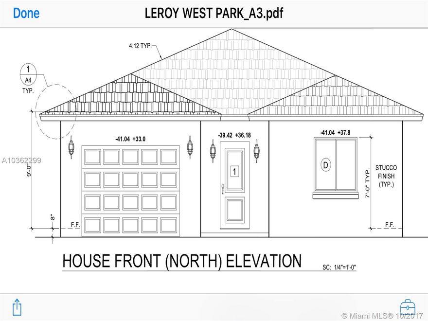 Beautiful New Construction Single family home for sale conveniently located in Hollywood off 441 and Miramar Pkwy. 3 bedrooms, 2 baths 1668sq. ft. with one car garage. Stainless steel appliances, granite counter tops and back splash, solid wood cabinets, and large island in kitchen. The home has a formal living room, formal dining room, family room, sprinkler system, and polished porcelain floors. The master suite has a large walk-in closet with plenty of shelving. The master bath his and her sinks, walk in shower, and a Jacuzzi tub. This home is price to sell and will not last long.