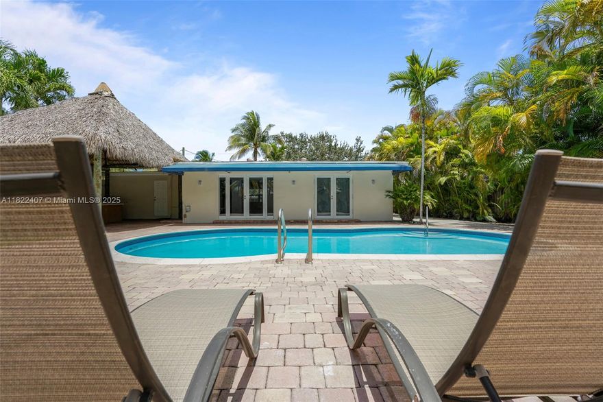 This spacious and beautiful home offers three bedrooms and two full bathrooms, perfectly tailored for families with Upgraded hurricane-impact windows.
The open-concept kitchen features an island and breakfast bar, ideal for cooking and casual dining. Bright, airy living areas. The outside area has a covered tiki-hut patio with a built-in bar—perfect for entertaining friends in the barbecue area or relaxing under the shade. The freshly redone pool creates a private oasis for summer enjoyment.
Located within a 24-hour guard-gated community. Just a short walk away, you’ll find restaurants, Publix, and Whole Foods, and the beach is only a quick drive from this home. Don't miss this opportunity!!