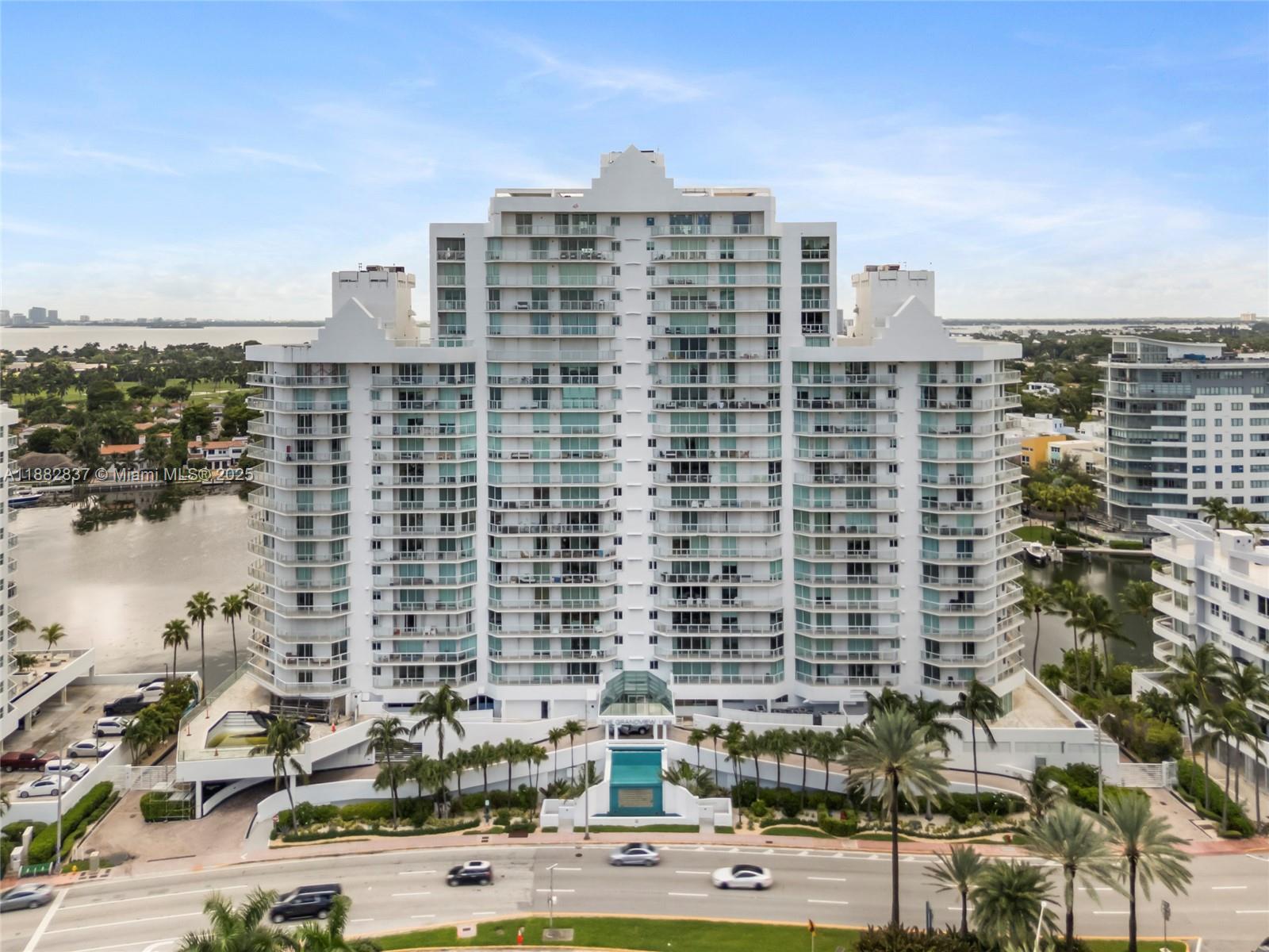 Fully furnished 2 bedroom, 2 bath condo with private elevator and access to the beach. View of the Ocean and City. 24hr valet parking and security. Along with a pool, fitness center & other amenities. This price includes boat slip in buildings private dock.