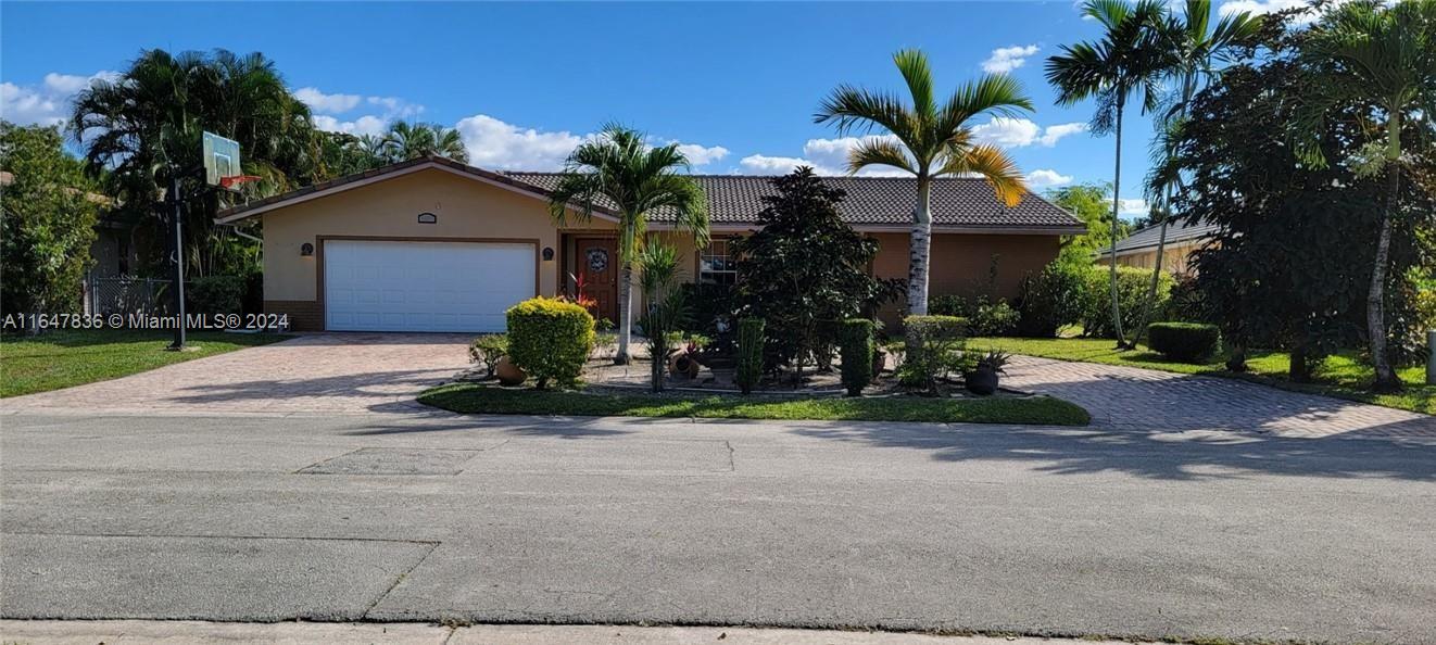 Beautiful 5-Bedroom Family Home with Pool in the Heart of Coral Springs!single-family home offers the perfect blend of comfort and convenience. Nestled on a generous 9,599 square foot lot, this property boasts 5 bedrooms and 2 bathrooms, making it ideal for growing families or those who love to entertain. The open layout provides ample space for living and dining, while large windows fill the home with natural light.Step outside to your own private oasis—a sparkling pool perfect for relaxing on sunny days or hosting summer gatherings. The backyard offers plenty of space for kids to play or for you to create your dream outdoor retreat. This home is just minutes away from top-rated schools, parks, shopping, and dining. With easy access to major highways, commuting is a breeze.