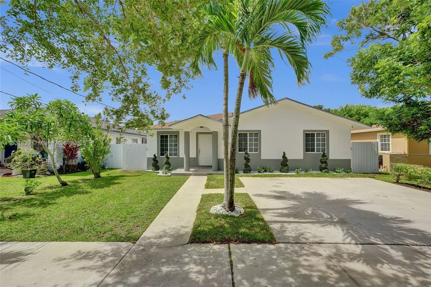 Step into comfort and style in this beautifully updated 4-bed, 2-bath home in South Miami-Dade County! Enjoy brand-new appliances, a new AC unit, a full security camera system, and a dedicated laundry room—complete with a washer and dryer to be installed by the owner before closing. Built in 2007 with durable CBS construction, this 1,565 sq ft gem sits on a spacious 7,100 sq ft lot with no HOA. The open-concept layout is perfect for gatherings, while the large backyard offers endless potential—think pool, garden, or play area! With an oversized driveway, modern finishes, and a prime location near top schools, parks, shopping, and major highways, this move-in ready home truly has it all. Come see it today and fall in love!
