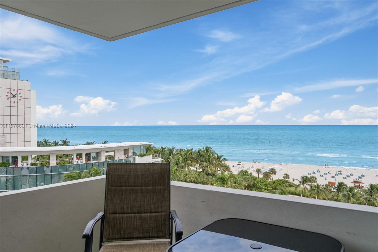Experience luxury living at Triton Tower! This fully furnished unit offers breathtaking ocean views from the balcony, with modern features like hurricane-proof windows, tile floors, and a beautiful kitchen with stainless steel appliances. Rent includes premium amenities: beach service, cable, 24/7 security, doorman, gym, package concierge, and two pools. Ideally situated on the beach and boardwalk, close to the vibrant Faena district. Assigned parking available paid to the association. Enjoy the best of Miami Beach with oceanfront living in this sophisticated high-rise residence. Available now...!! Schedule a showing today!
