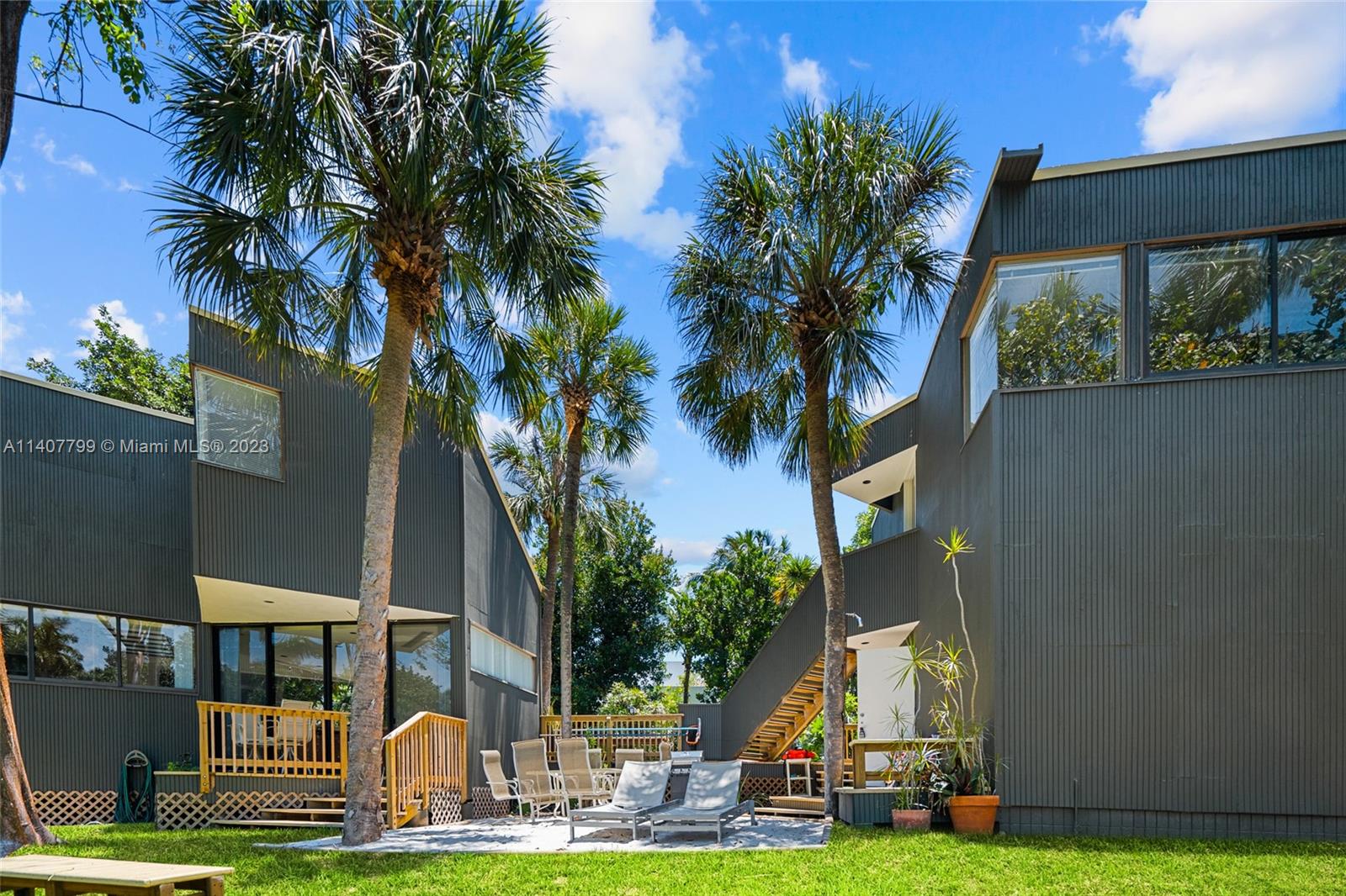 Architectural delight only 1 block from the beach nestled in one of most exclusive Fort Lauderdale Beach neighborhoods. One of only 18 homes on the lagoon backing up to Birch State Park. Surrounded by tropical habitat this property will guarantee you a lifetime of privacy and tranquility! This lot offers two properties in one, the main house features 3 bedrooms and 2 1/2 bathrooms and a separate 1 bedroom, 1 bathroom in law-quarters. Extensive skylights and windows provide incredible natural light and mesmerizing views of the sky, ocean, lush trees and lagoon!! You will feel this is the perfect investment for you the moment you step in! Live in it or enjoy Airbnb income offering your guests first class seats for all Fort Lauderdale beach events and Florida lifestyle.