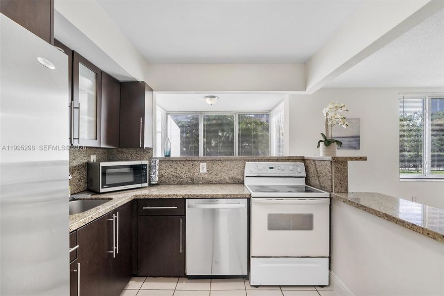 PRICED TO SELL - conveniently located 5 min walk from Sunny Isles Beach, one of South Florida’s most desirable coastal communities  2 bedroom, 2 bathroom residence with a versatile den,. This bright and spacious unit features a well designed layout with comfortable living areas and abundant natural light throughout. The den, conveniently positioned near the kitchen, offers the perfect space for a home office, guest area, or additional seating, adding flexibility to the home. The kitchen provides ample cabinetry and functional workspace, making it ideal for both everyday living and entertaining. The primary bedroom offers privacy and comfort, while the second bedroom is generously sized to accommodate family or guests. Enjoy an unbeatable location just minutes from the beach, fine dining, and premier shopping destinations such as Aventura Mall and Bal Harbour Shops. The area is also known for its excellent schools, including Norman S. Edelcup/Sunny Isles Beach K-8, making it a great option for families.
With easy access to major highways, parks, and outdoor activities, this property offers the perfect balance of lifestyle, convenience, and location. Ideal as a primary residence, vacation home, or investment opportunity in a high-demand area.
Building has new roof and impact windows.