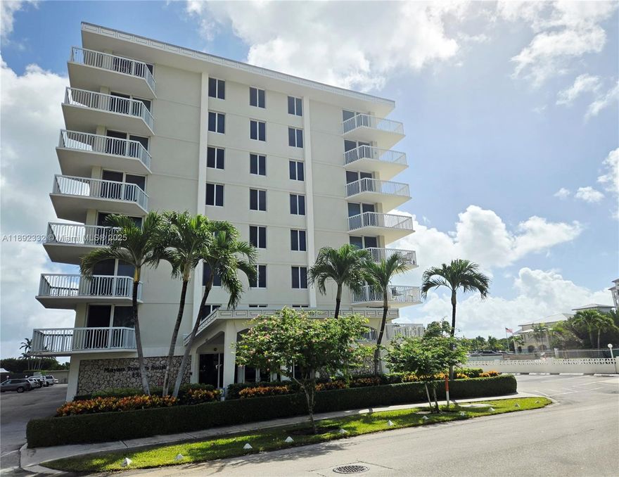 Beautifully Renovated 2 Bedroom / 2 Bathroom, Corner Unit with Wrap Around Balcony with Ocean Views! Remodeled with Porcelain Tile throughout, Tumbled-Marble Back Splash in Kitchen and Quartz Counter-Tops, King Size Accommodations in Master Bedroom and Queen Size in 2nd Bedroom* Great Amenities including Heated Pool, Sauna, BBQ Facility, Billiard & Card Room. Great Location, Private Beach Access, Walk to Marina, Ocean Mall, Restaurants and Shopping!