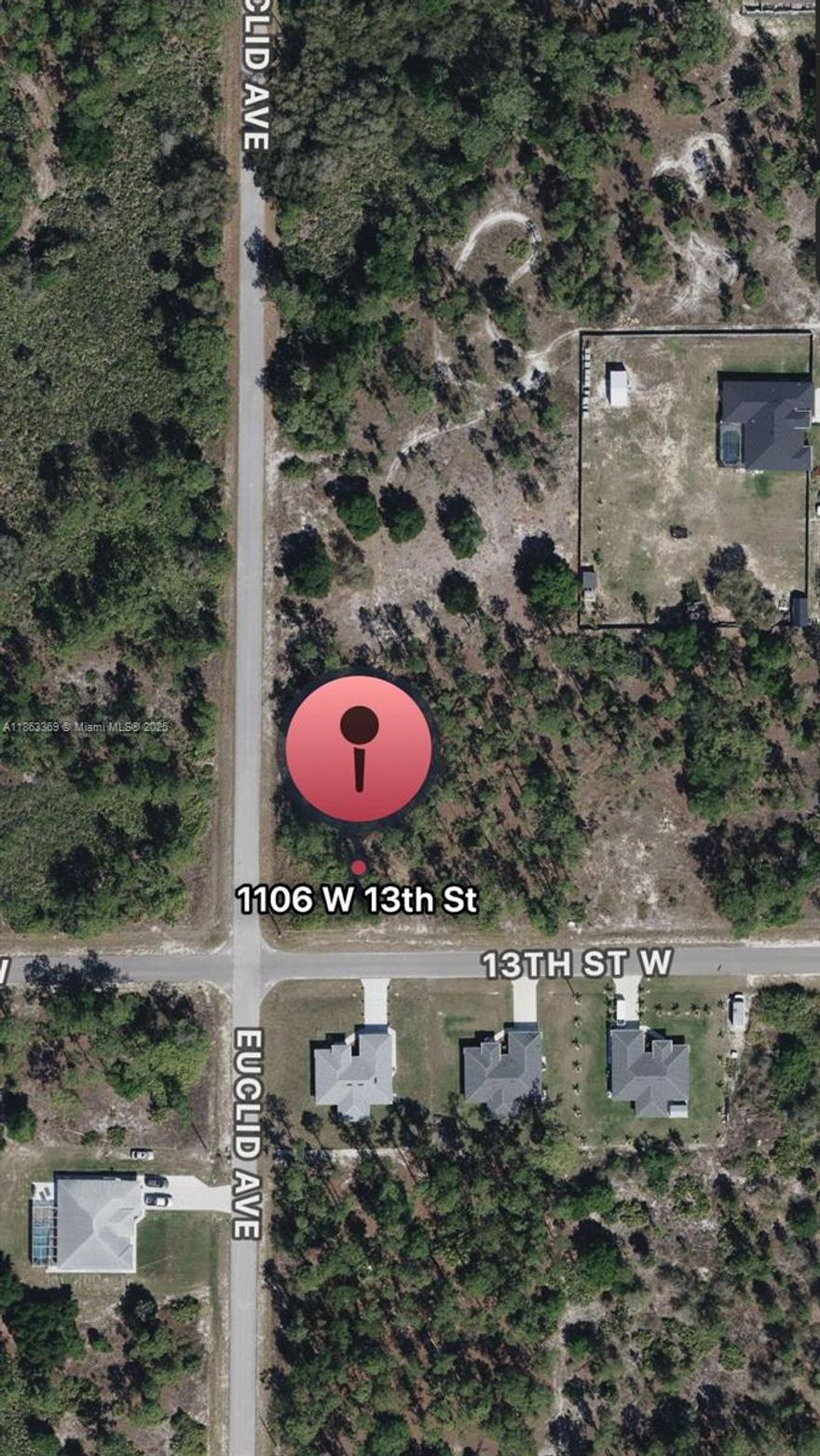 Build your dream home on this 0.25-acre corner lot located at 1106 W 13th St, Lehigh Acres, FL 33972. With approximately 80 feet of frontage and 137 feet of depth, this property provides plenty of space and flexibility for your future single-family residence. The lot sits on a paved, county-maintained road in a peaceful residential area, surrounded by natural Florida landscape and growing development. Conveniently located near shopping, schools, and major roadways, this lot is ideal for both homeowners and investors looking to take advantage of Lehigh Acres’ continued growth.