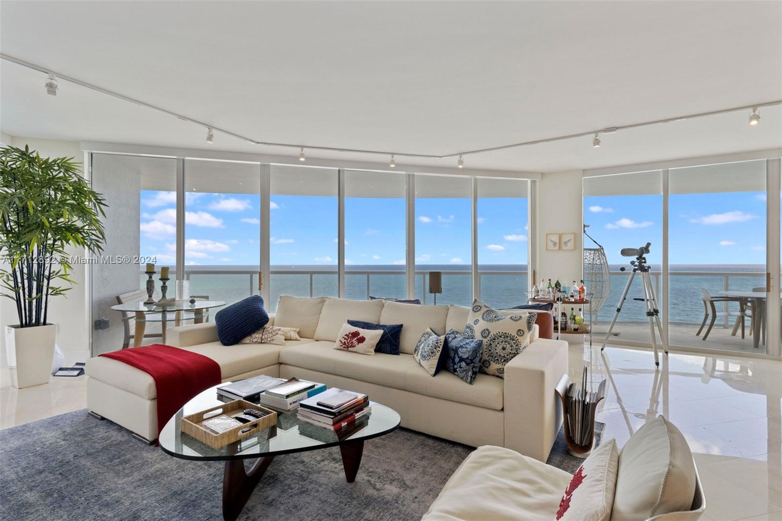 Property for Sale at 18671 Collins Ave 1602, Sunny Isles Beach, Miami-Dade County, Florida - Bedrooms: 3 
Bathrooms: 4  - $2,190,000