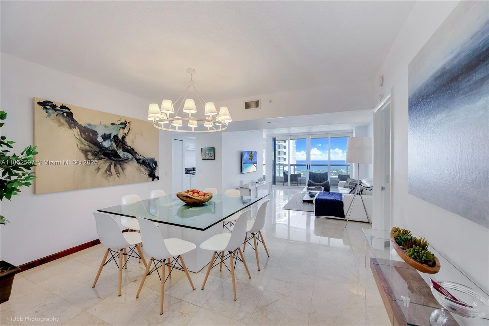 Seasonal Lease at The Point. Experience luxury living in this beautifully appointed residence at The Point South Tower in Aventura. Located on a high floor, this unit offers breathtaking panoramic views of the Intracoastal Waterway, ocean, and city skyline. The spacious floor plan features floor-to-ceiling windows, a modern kitchen with granite countertops and a large primary suite with walk-in closet and spa-like bath. Fully furnished and ready for seasonal enjoyment.
Residents of The Point enjoy a world-class lifestyle with a renovated spa and fitness center, multiple pools, tennis courts, and 24-hour security. Conveniently located near Aventura Mall, fine dining, the beach, and walking trails.
Available for 6 monthl lease. Flexible terms – inquire for details.