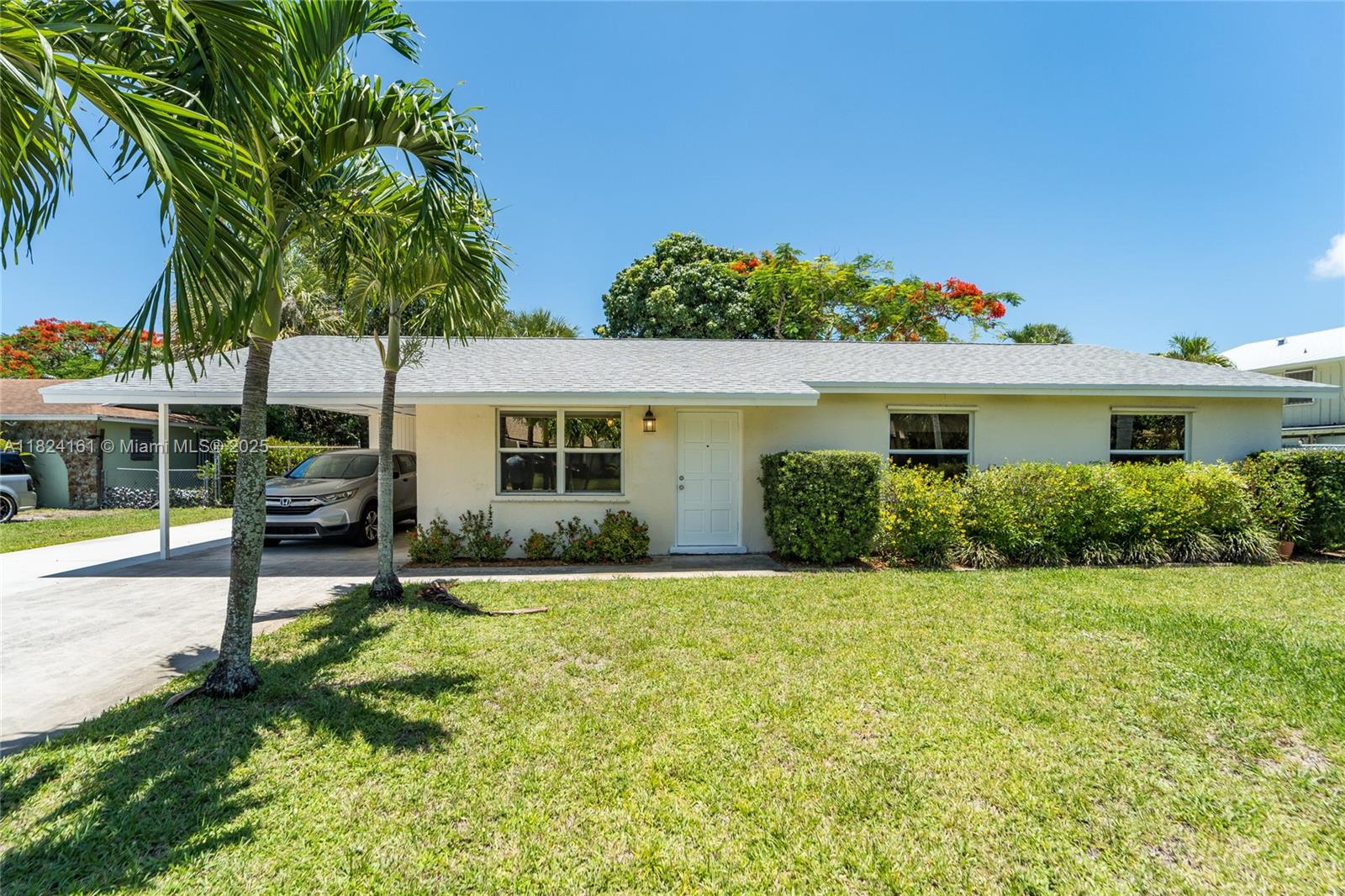 Exceptional opportunity in the heart of Palm Beach Gardens! Unbeatable location at this price point! Located in a family-friendly community just minutes from the Gardens Mall, Downtown at the Gardens, Legacy Place, world-class golf courses, top rated schools, stunning sandy beaches, easy access to I-95, Florida Trnpk, PBI airport and an array of fine dining, and upscale shopping along the PGA Blvd corridor, ensuring that everything you need and want is just a short drive away. New AC installed, 3/2025, new roof, 3/2024. The private, oversized fenced backyard is the perfect setting to relax after a long day and enjoy the Florida lifestyle, detached garage/workshop, room for a boat, an RV. This property is just waiting for your personal touches. One of the few remaining NON-HOA communities.