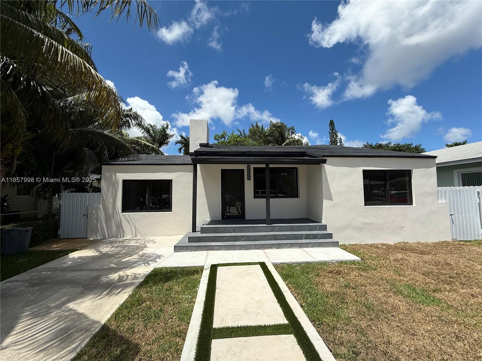 Beautiful, completely remodeled 3/2 home. New floors, new kitchen with Samsung stainless steel appliances and modern lighting, new bathrooms with modern fixtures. Impact windows and front door. Shed for storage space. Nice yard space and plenty of parking.
