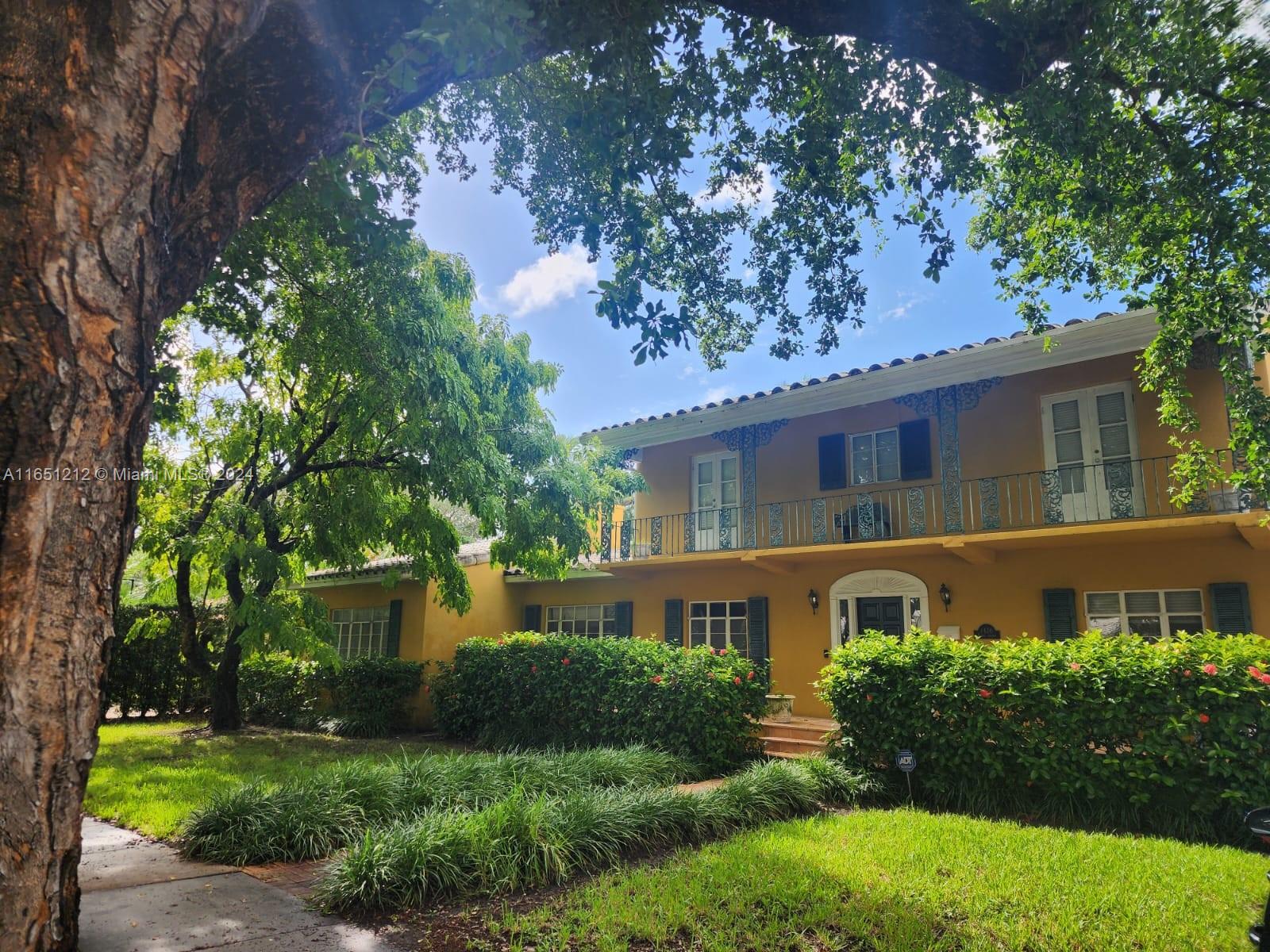 This charming two-story home in Louisiana style is a true gem. Situated on a picturesque street, it's conveniently close to UM, Doctors Hospital, a variety of restaurants, and the South Miami business district. With a spacious layout, it features 5 bedrooms and 3.5 bathrooms, providing ample room for the entire family and the working fireplace adds a cozy touch. The property also includes a one-car garage and a delightful pool area with a gazebo, perfect for relaxing or entertaining. The large lot offers plenty of space, though the home needs some TLC to restore it to its full potential.