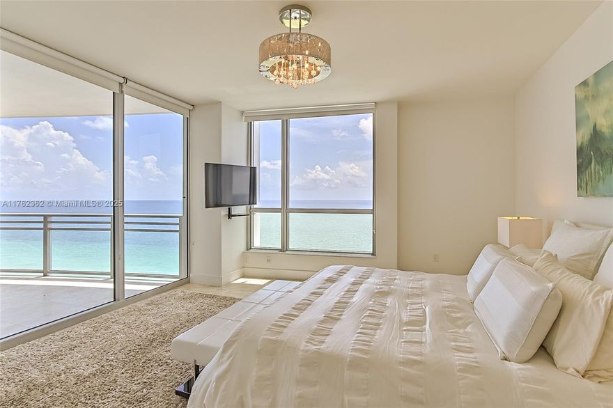 SPECTACULAR 3 BEDROOMS WITH 2 KING SIZE BEDS AND 3RD BEDROOM WITH QUEEN SOFA BED PLUS 2 BUNK BEDS, 3 1/2 BATHROOMS, DIRECT OCEANFRONT! SPACIOUS, 3000 SQ.FT, W/PRIVATE ELEVATOR AND PRIVATE LOBBY. IMPECCABLY FINISHED AND FURNISHED WITH MARBLE FLOORS,RECESSED LIGHTS,OPEN KITCHEN,CUSTOM WALK-IN CLOSETS, 2 LARGE BALCONIES, PRIVATE SURROUND-SOUND THEATER,FITNESS CENTER, ENTERTAINMENT AREA,HEATED SALINE POOL & SPA. DELIGHT YOURSELF WITH THE WORLD CLASS SERVICES AND MORE OF THE HILTON RESORT NEXT DOOR AND 4 RESTAURANTS.PURE LUXURY! WALK ONE BLOCK TO NEW PUBLIX ACCOSS OCEAN DRIVE FOR GROCERIES.