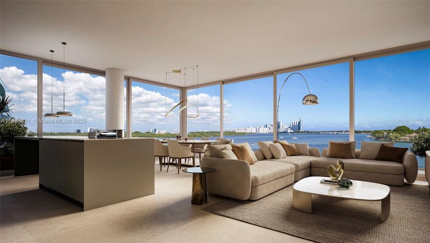 Residence 302 offers 3 bedrooms, 3 bathrooms, and a powder room across 2,546 square feet of interior space plus 370 square feet of exterior living, for a total of 2,916 square feet. Set within an exclusive 8-story glass-clad building with only 9 residences, privacy and luxury define this home.

Designed as a true primary residence, the expansive layout features generous living areas, seamless indoor/outdoor living, and refined finishes. Select homes include private plunge pools, while all offer terraces overlooking the water and the ambiance of a tropical retreat. Combining the comforts of a private villa with the convenience of a vibrant neighborhood, this boutique collection of residences provides an elevated lifestyle in every detail.