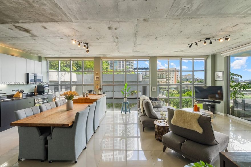 No car needed in this coveted 2BR/2BA residence at Midtown2, perfectly positioned in the heart of Miami's vibrant Midtown neighborhood. True urban loft-style living - yet just 15 minutes to the beach and 15 minutes to Miami International Airport.
A rarely available, highly desirable line featuring two oversized private balconies and floor-to-ceiling windows that flood the space with natural light. The kitchen was beautifully renovated in 2018, and the unit's location on the pool level adds an exceptional layer of convenience and resort-style ease.
Midtown2 is a full-service luxury tower with extensively renovated common areas and amenities including a resort-style pool, fitness center, steam room, sauna, children's play area, concierge, and valet parking.
Step downstairs to an array of restaurants and boutiques in Midtown Miami, and just steps beyond lies the ultra-chic Miami Design District - one of the city's most sought-after lifestyle destinations.