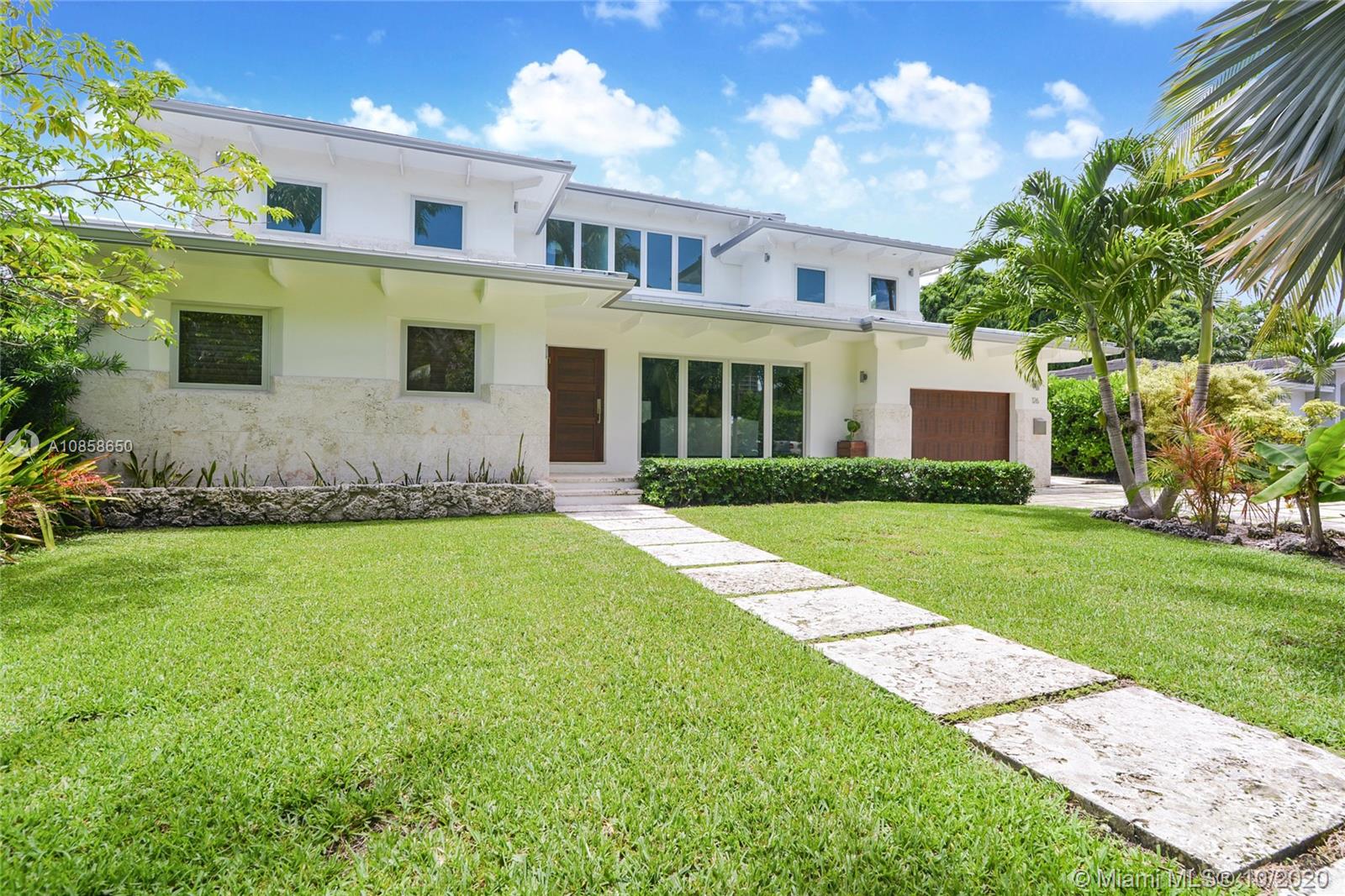 New construction, modern two story new construction home ready to move in, with much attention to custom details. High end custom designed Kosher kitchen, large bedrooms with plenty of closet space. Top of the line home theater with 10 seats & custom-made fixtures. Top of the line sound system & Control 4 Smart Home integration, 30ft high staircase, Cypress ceilings, marine grade lighting, top of the line bathroom fixtures, private roof-top terrace, spacious, bright and quiet. Outdoor summer kitchen, beautifully landscaped property with tropical fruit trees, saline pool + jacuzzi & separate sauna. Many custom luxury details - 90ft boat dock at Bal Harbour Village Marina available to lease. Walking distance to beach, houses of worship, shopping and Parks. Seller financing available.