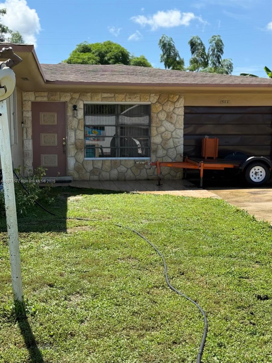 Single Family with Plenty potential,3/3 with a private entrance to family room could be converted into an additional Bedroom plus enclose carport with Storage, could be used for office or extra bedroom, endless opportunity for extra income also has a large Shed on the back yard. Fully Brand-New Fence backyard and laundry room in the back.