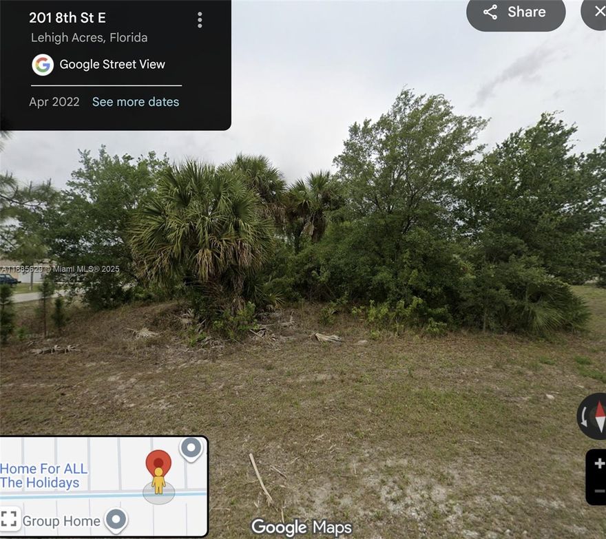 Great opportunity! Single lot at 201 8th St E, Lehigh Acres—permits and floor plans ready to build. Perfect for your dream home or investment. Convenient location near schools, shopping, and main roads. No HOA, low taxes. Buyer to verify all info and zoning. Call listing agent.