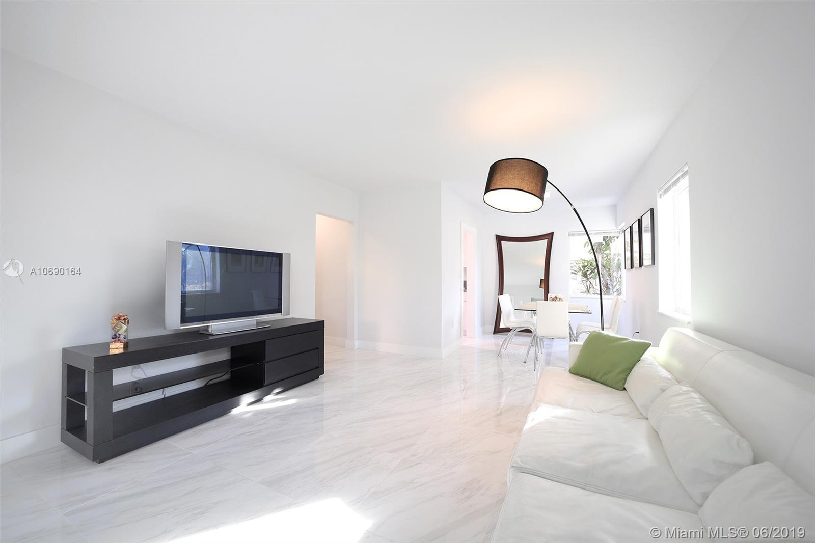 !!! JUST REDUCED !!! FULLY FURNISHED and FULLY RENOVATED 1 Bedroom Apartment, with a lot of natural light on the first floor of a two story Apartment building in the heart of Normandy Island. Building with impact windows and doors, completely fenced, and Professionally Managed.