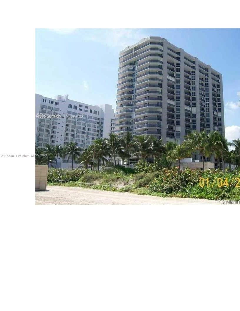 Rental Property at 6767 Collins Ave 205, Miami Beach, Miami-Dade County, Florida - Bedrooms: 2 
Bathrooms: 2  - $2,900 MO.