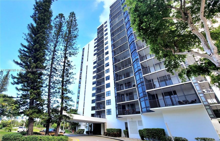 Desirable Aventura– Corner Building! This spacious 913 SqFt 1-Bedroom, Master & Guest bathrooms. Unit features natural light from Large Screened Balcony.  Sold "As-Is" & ready for your personal touch. No appliances, need upgrades.  144 units in Low-density building, offering a more private & peaceful living experience. Enjoy Amenities - Swimming pool, Gym, Billiard, Clubroom, & Onsite Management office. Walking distance to Aventura Mall & the scenic 3-mile exercise loop. Conveniently shopping plaza across the street with Supermarket, Pharmacy, Restaurants, & more! Short distance to Waterways Plaza & Marina, Beaches, Gulfstream Casino, Universities, Hospitals, & major attractions. Minutes to Fort Lauderdale Airport.  Experience Florida’s diverse Lifestyle & Culinary—right at your doorstep!