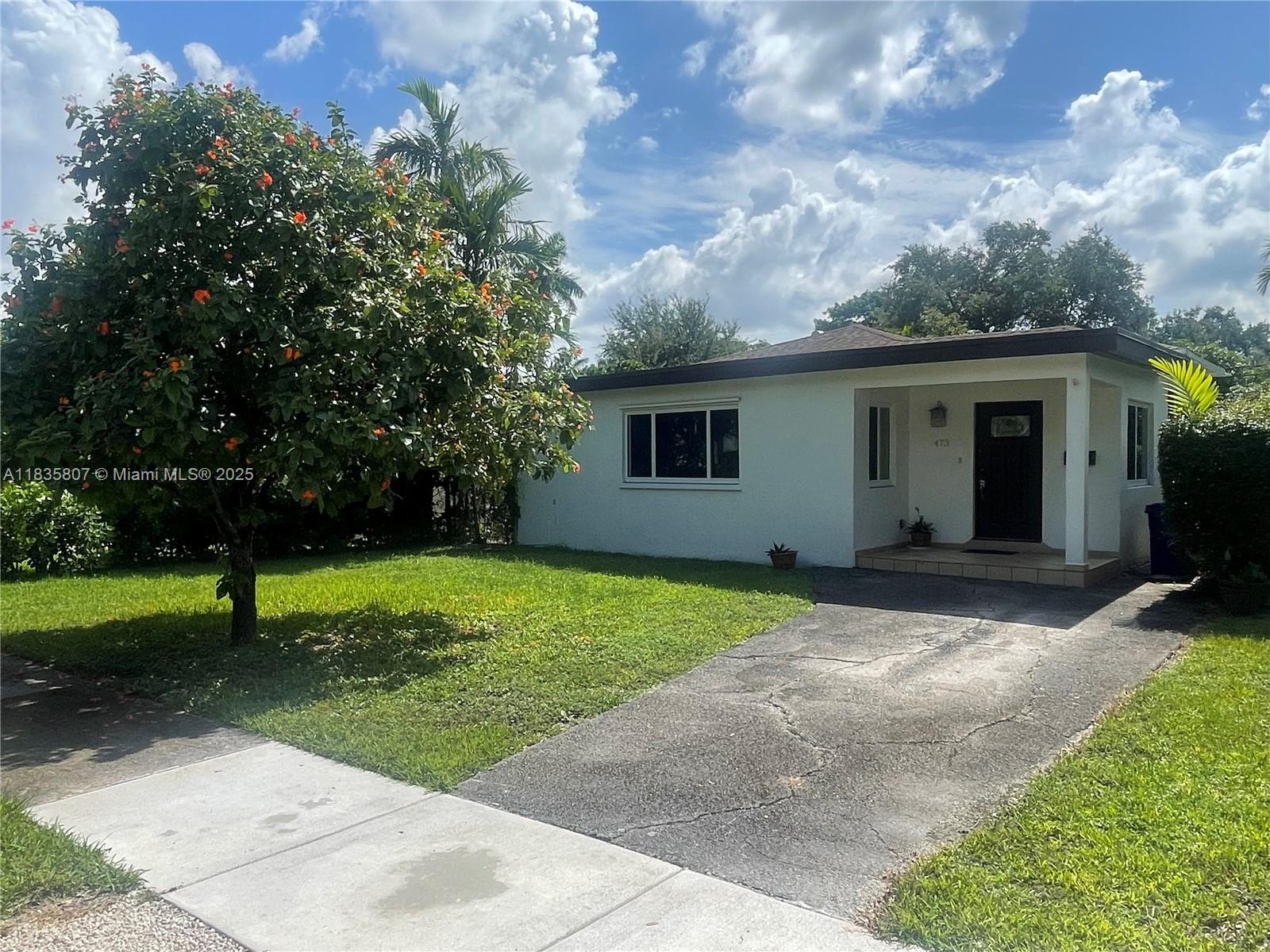 Welcome home to this charming 3 Bedroom, 2 full bathroom POOL home in BEAUTIFUL MIAMI SPRINGS. Large 7,100 Sq. Ft. lot with screened in POOL/PATIO and alley access. Hurricane impact windows & Doors. Original Oak Hardwood floors throughout. Updated Kitchen and master bathroom. Newer HVAC & Water Heater plus indoor laundry room.
Plenty of front and backyard space for family gatherings.
Enjoying living in one of the most desirable neighborhoods & historic communities in all of South Florida. A+ Schools, Parks, Churches, Community Center/Pool, shops, golf course & all centrally located in this Tree City USA.