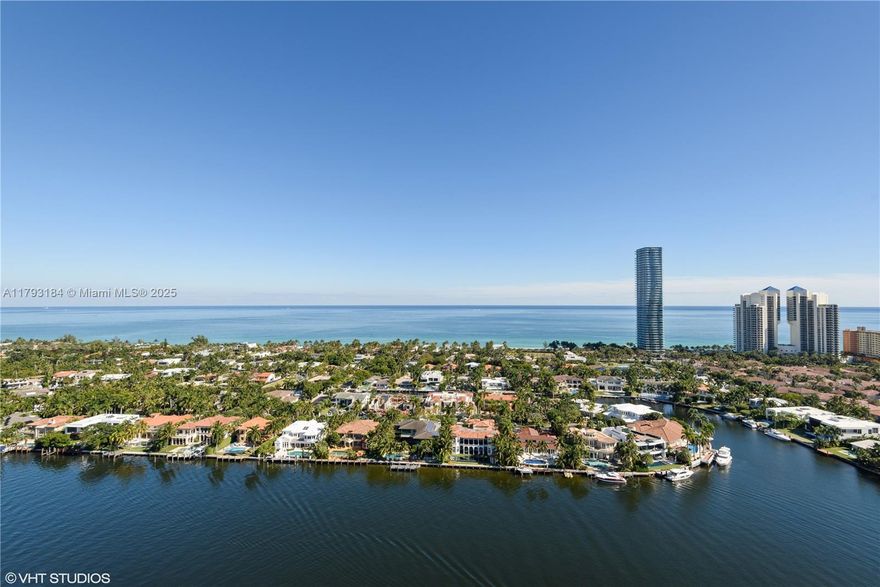More than spectacular this unit has it all! Everything is new down to the last screw!  New white porcelain flooring throughout, open kitchen with top of the line appliances, built in huge master closet, and 3 fabulous glass balconies with Direct Intracoastal & Ocean Views. 3 Lg. Bds. 2 1/2 Bths. 2360 Sq. Ft. of complete luxury and top of the line finishes.  It will take only one look to fall in love!  Amenities include heated pool w/pool service, jacuzzi, sauna, restaurant, theater room, gym & exercise room, card and party rooms, children's playroom, free yoga, zumba, and water aerobic classes, bicycle room and extra storage.  Great 3 mile walking/jogging path around Turnberry Golf Course, 24 Hr. Valet and Security. Close to great shopping, fine dining house of worship and Int'l Airports.