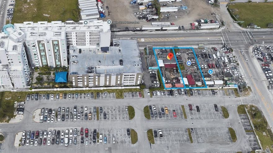 Prime Commercial Lot with Operating Salvage Parts Dealer on Busy 36th St – 6,750 SF
Price: $1,200,000 (OWNER FINANCING)
Address: 3624 NW 36th St, Miami, FL 33142
Lot Size: 6,750 sq ft
SALVAGE PARTS DELAER
Description:
Exceptional commercial opportunity in the heart of Miami on bustling NW 36th Street. This 6,750 sq ft lot is currently home to a fully operating car dealership. Ideal for investors, developers, or business owners seeking immediate income.
Option to purchase adjacent lot for a combined total of 13,500 sq ft. Combined purchase price: $2,500,000.
This property is available for individual purchase or as part of a combined sale with the neighboring commercial lot (MLS #[A11829232]). Both lots total 13,500 sq ft with dual business licenses.