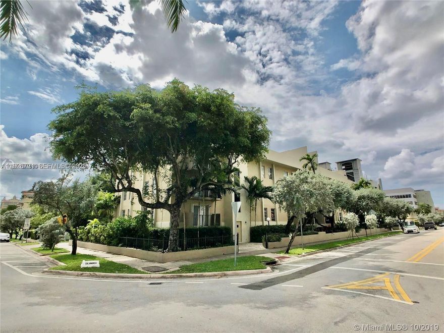 Available Feb. 1, 2026. 1st month & 1 month deposit to move in. Lovely, spacious, clean, light & bright 2 bedroom 2 bathroom condo blocks from all that Miracle Mile & Coral Gables have to offer. Tiled throughout. Updated bathrooms. Large bedrooms with large closets. Master has walk-in closet. Garden view from balcony. Pets OK. Pool view from master bedroom. Secure entry. One assigned parking space inside gated parking area. Additional Street parking available. Unit has an additional storage space in storage room. Community swimming pool. Building has washer & dryer on first floor. Great Location. Application for association in attachments.