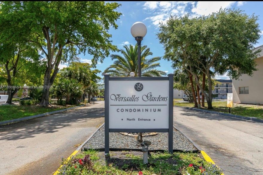 Spacious and Fabulous! 1 Bedroom, 1 Full Bath and Extra Half Guest Bath, 2nd Floor apartment for sale in Tamarac, Florida. Very Nice unit! Tile and Wood Floors, Central A/C, Dishwasher, Private Screened Outdoor Patio, Large Master Walk-In Closet. Great Laundry Room across from unit! Versailles Gardens is a Beautifully Maintained Gated Community with Pool, Tennis and Clubhouse. Central Location - Close to Shopping, Restaurants, Entertainment and Transportation.